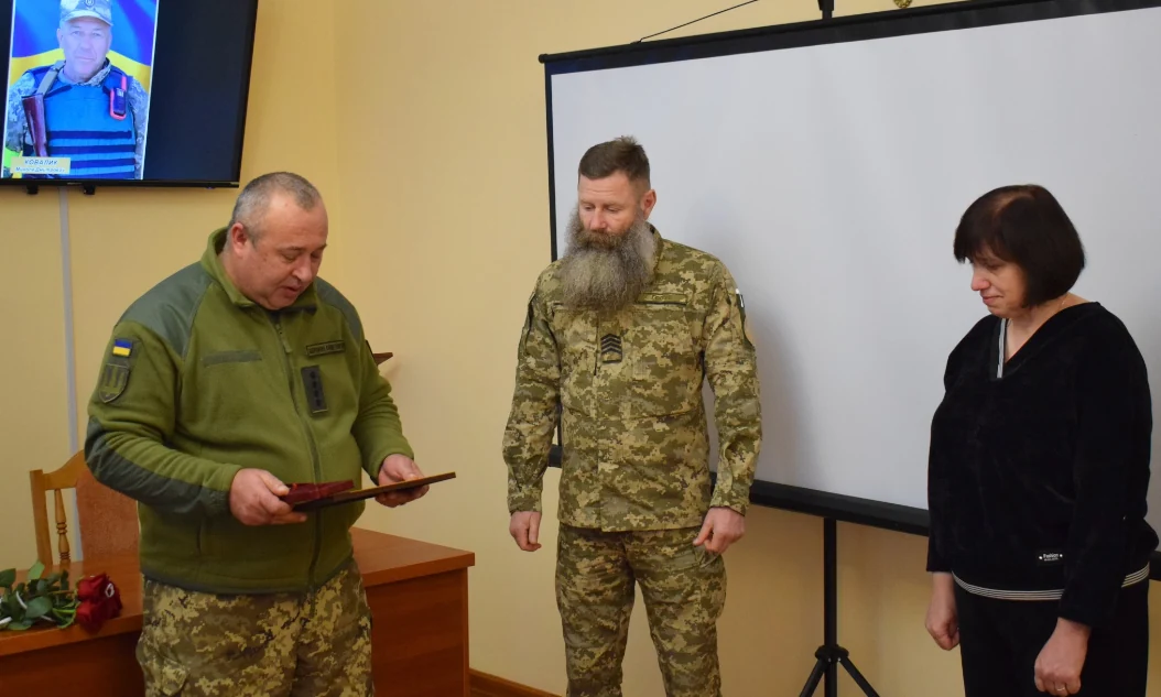 Посмертним пам’ятним знаком нагороджено захисника з Рівненщини