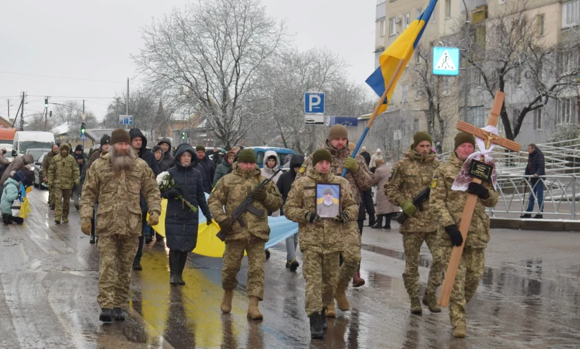 З воїном попрощались у громаді на Рівненщині