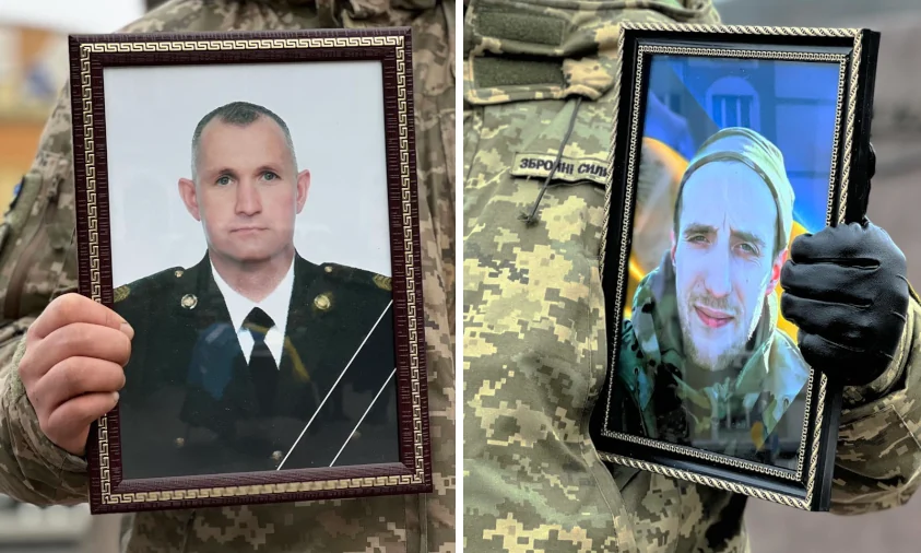 Двох захисників провели у Вічність у Рівному Двох захисників провели у Вічність у Рівному