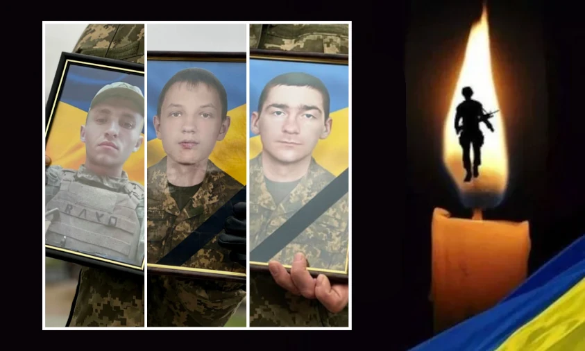 Трьох воїнів провели в останню дорогу в Рівному