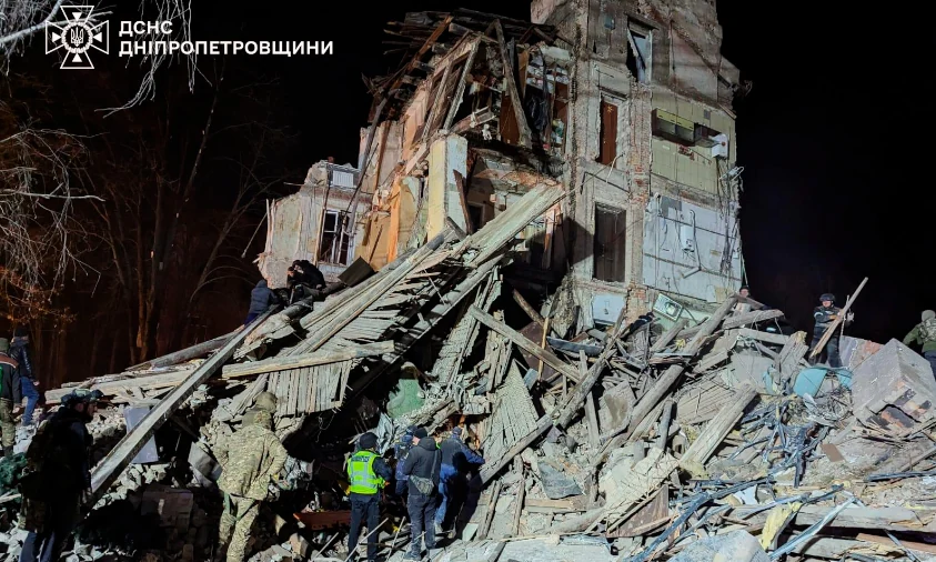 У Святвечір ворог вдарив по житловому будинку у м. Кривий Ріг