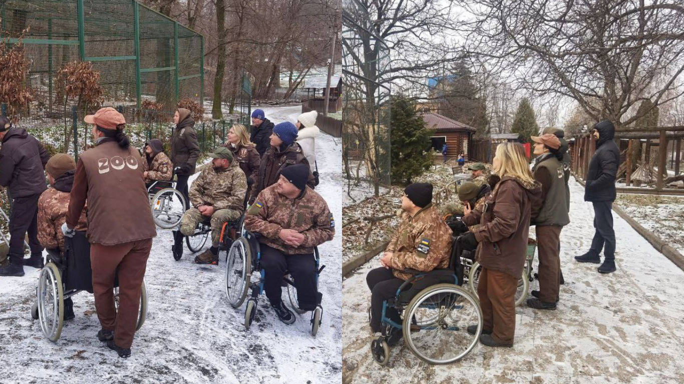 Воїнів запросили в Рівненській зоопарк