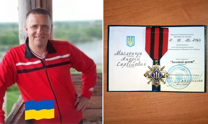 Нагороду “Золотий хрест” отримали батьки зниклого безвісти захисника з Рівненщини