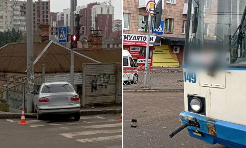 У Рівному п’яний водій скоїв ДТП