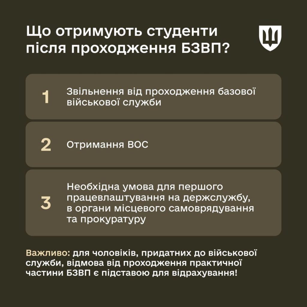 Що потрібно знати про військову підготовку у закладах вищої освіти - фото 4