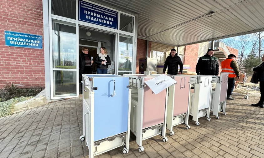 Лікарня на Рівненщині отримала допомогу з Німеччини