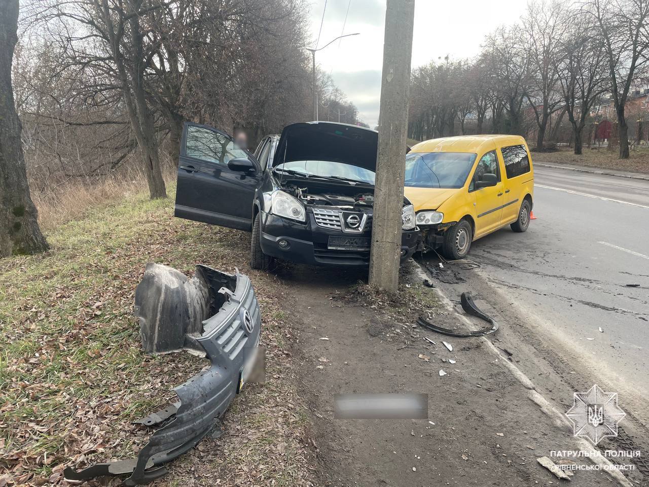 Через неуважність водія у Рівному зіткнулися авто