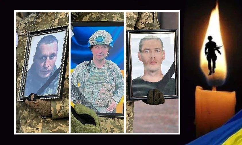 Трьох захисників провели в останню дорогу у Рівному
