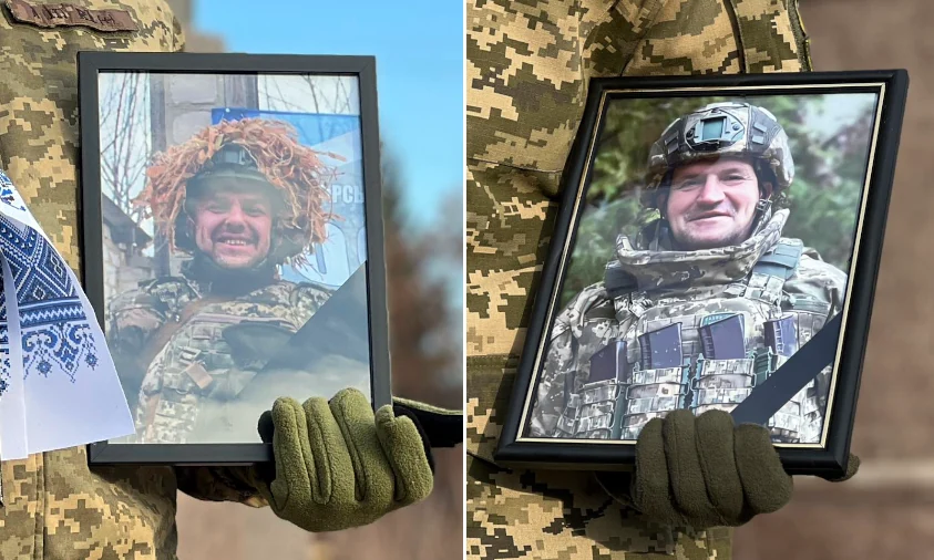 Двох полеглих захисників провели в останню дорогу в Рівному 14 січня