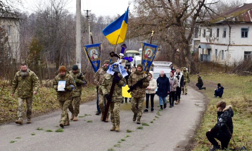 У Здолбунівській громаді попрощалися із захисником