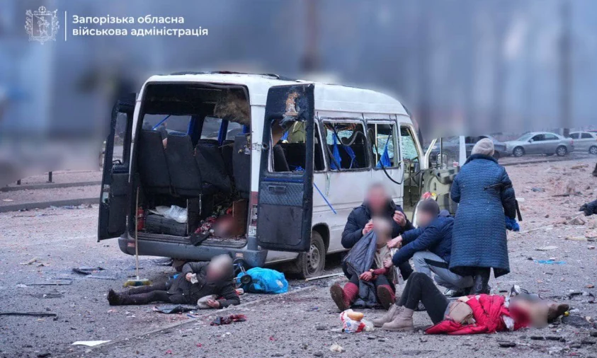 росіяни завдали удару авіабомбами по Запоріжжю. Багато загиблих