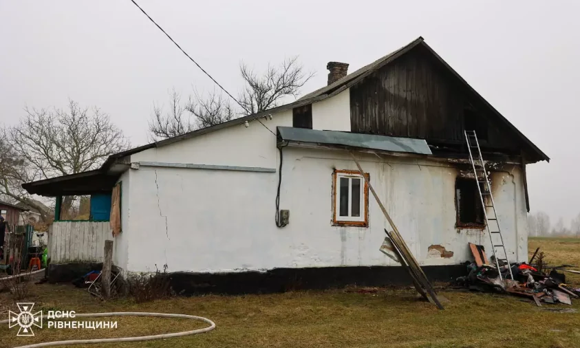 Вогонь забрав життя двох дітей на Рівненщині
