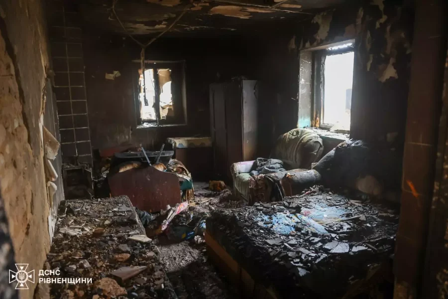 Вогонь забрав життя двох дітей на Рівненщині - фото 1