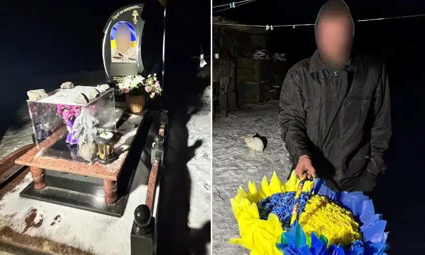 У Рівненському районі чоловік викрав квіти з могили загиблого Героя