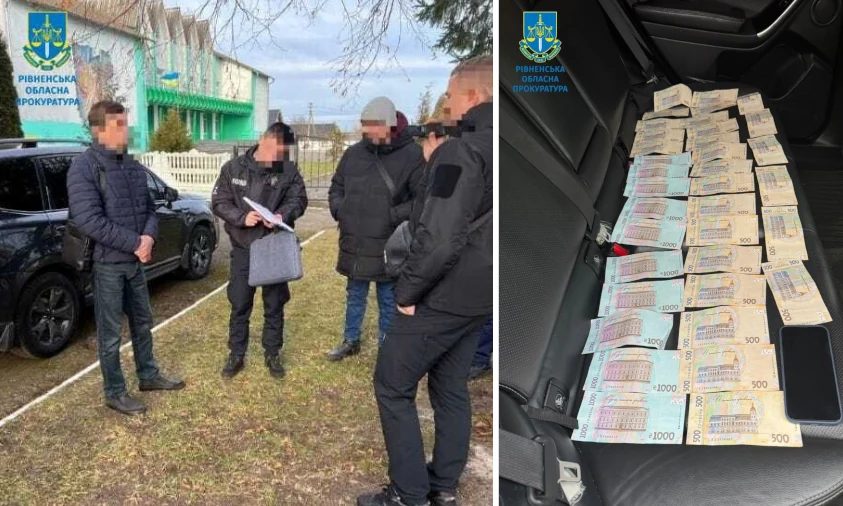 Голову однієї з громад Рівненського району викрили на хабарі