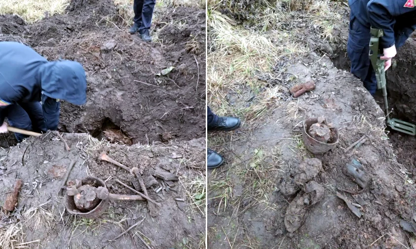 Людські залишки й боєприпаси виявив мешканець Рівненщини (ФОТО)
