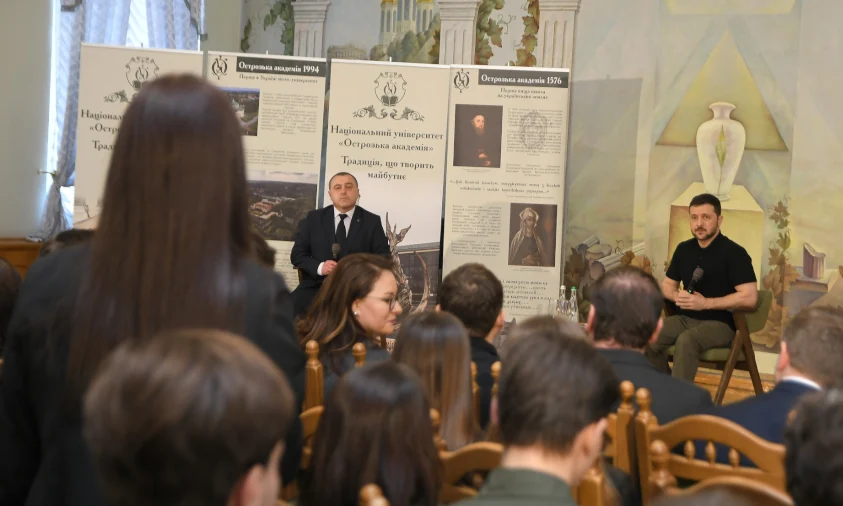 Президент України відвідав Острозьку академію