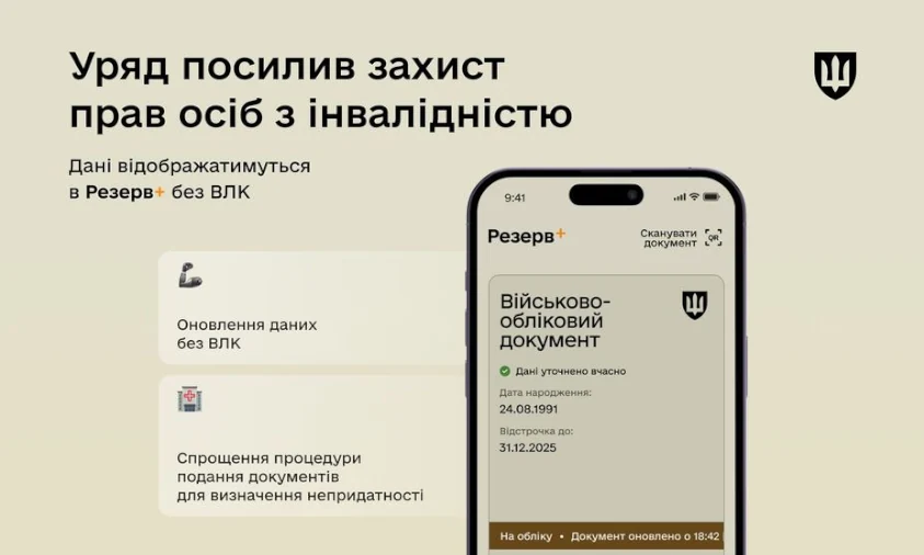Осіб з інвалідністю не будуть направляти на ВЛК