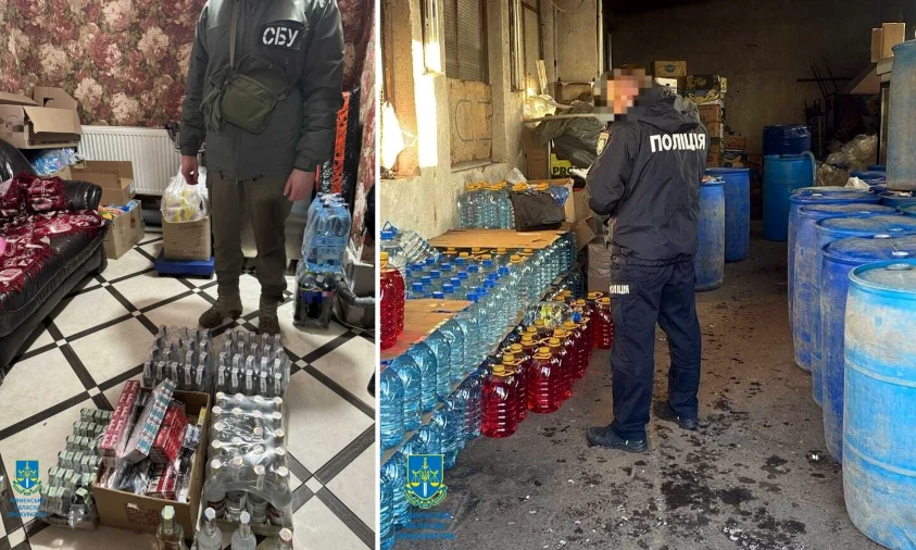 В організації алкогольного бізнесу підозрюють трьох мешканців Рівненщини