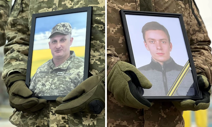 Двох полеглих захисників провели в останню дорогу в Рівному