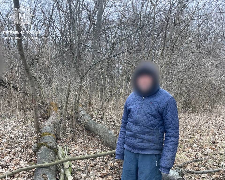 Незаконну вирубку виявили на території заповіднику Рівненщини