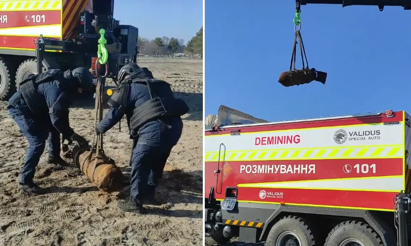 12 авіабомб та 3 снаряди часів Другої світової війни знищили на Рівненщині