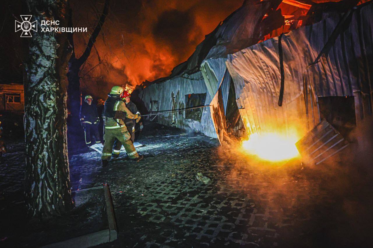 Нічна атака на міста України