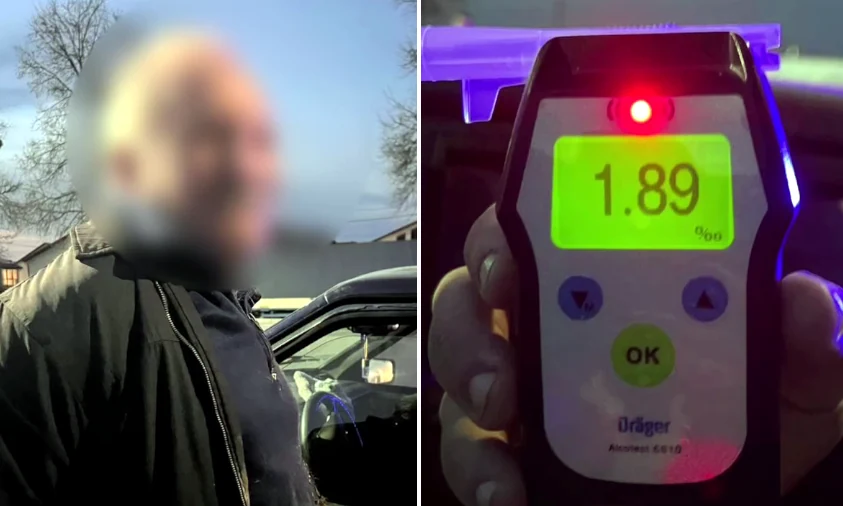 П’яний водій у Рівному втікав від патрульних (ВІДЕО)