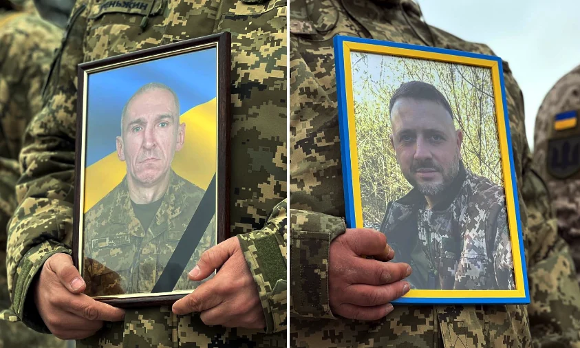 Двох полеглих воїнів провели у Рівному 23 березня