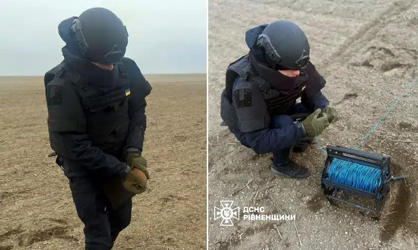 Мінометну міну знищили піротехніки на Рівненщині