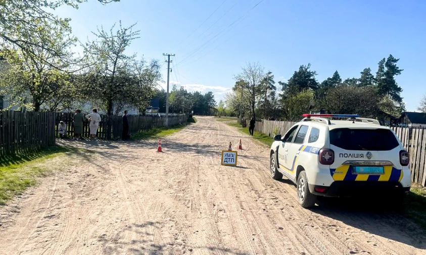 У ДТП на Сарненщині травмувався неповнолітній мотоцикліст