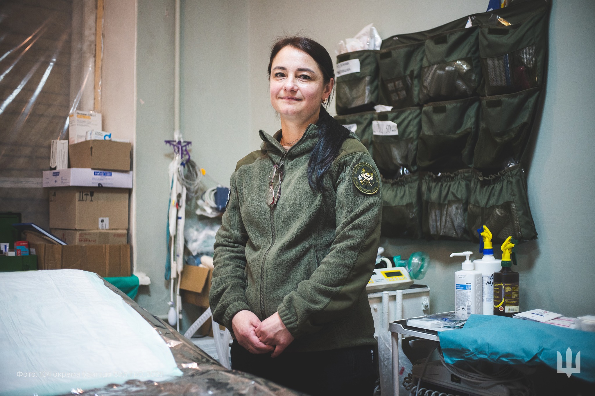 «Кнопа» – на війні, бо знає, як рятувати: шлях анестезистки до 104-ї бригади