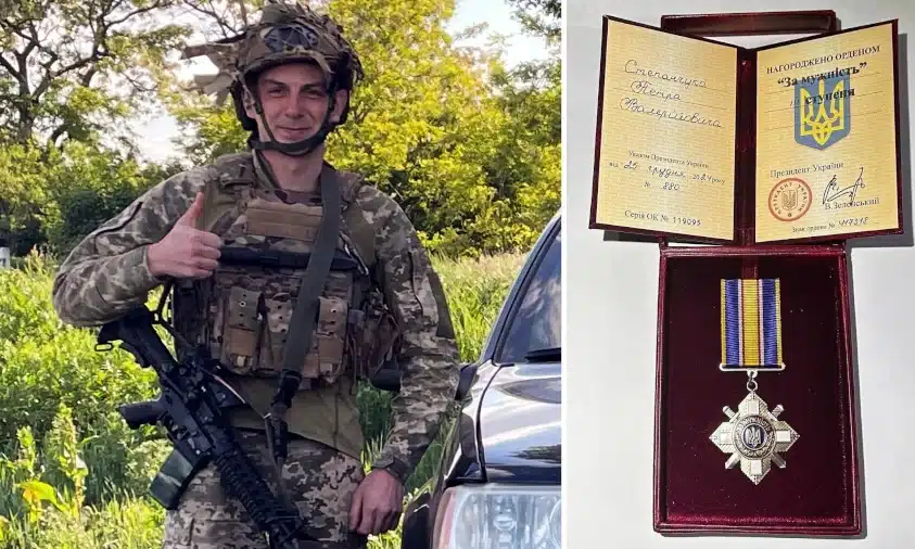 Захисника з Рівненщини нагороджено орденом “За мужність”