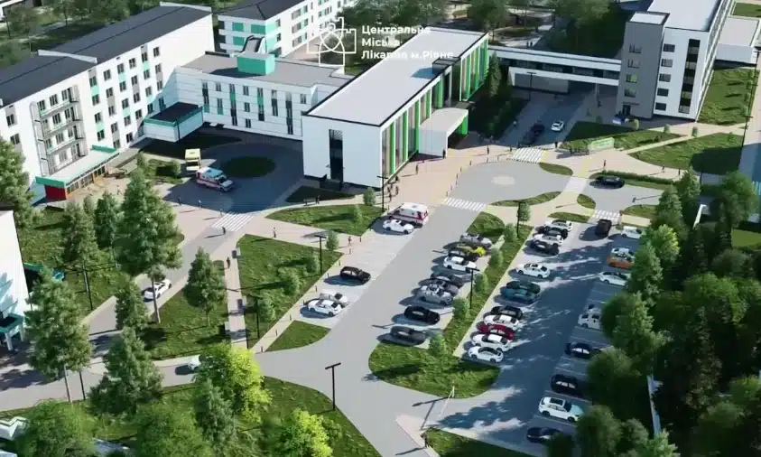 Нову стоянку для авто облаштовують у Рівненській міській лікарні