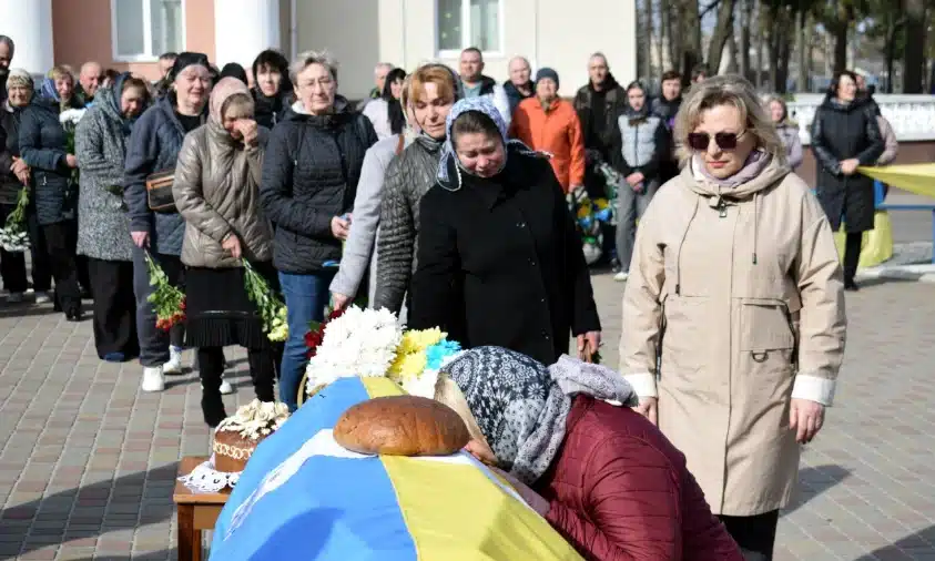 Полеглого захисника провели у Вічність у Здолбунові