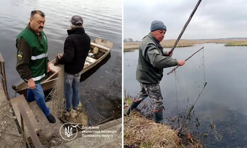 На Рівненщині виявили порушників любительського рибальства