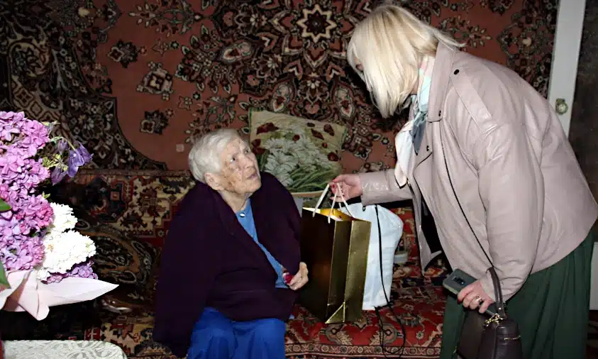 104-літня рівнянка Марія Бабико зустрічає новий рік свого життя