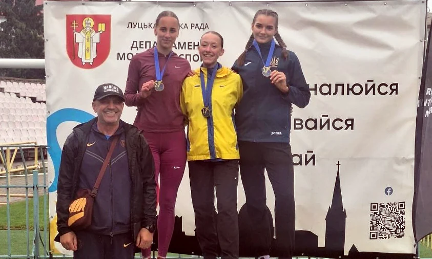 Юна легкоатлетка з Рівненщини виборола золото на чемпіонаті України