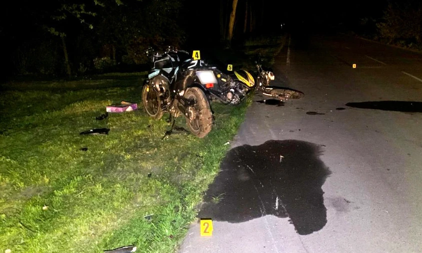 Неповнолітні мотоциклісти травмувалися у ДТП у Дубенському районі