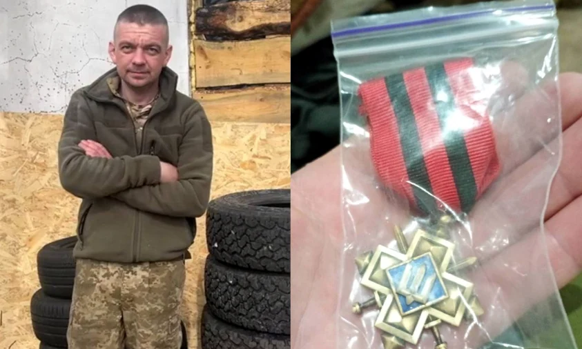 Мінометника з Рівненщини нагороджено “Золотим Хрестом”
