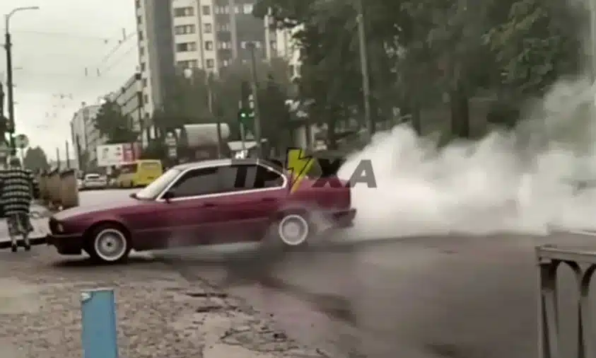 У Рівному водій BMW, що дрифтував на дорозі, виявився з ознаками наркотичного сп’яніння (ВІДЕО)