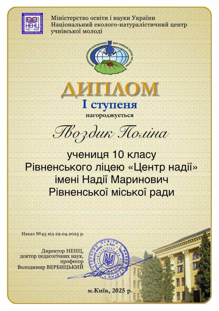 Учениці з Рівного перемогли у всеукраїнському конкурсі есе на патріотичну тематику - фото 1