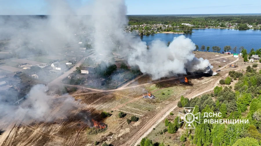 Масштабні навчання з ліквідації лісових пожеж відбулися на Рівненщині - фото 1