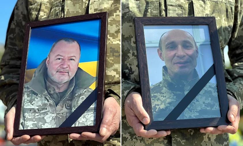 Двох полеглих захисників провели на вічний спочинок у Рівному