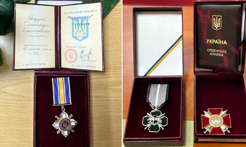 Двох полеглих захисників з Рівненщини відзначили посмертними нагородами
