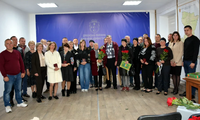 Одинадцятеро полеглих захисників з Дубенщини відзначено нагородами