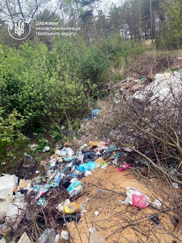 У лісах Рівненщини виявили несанкціоновані сміттєзвалища - фото 2