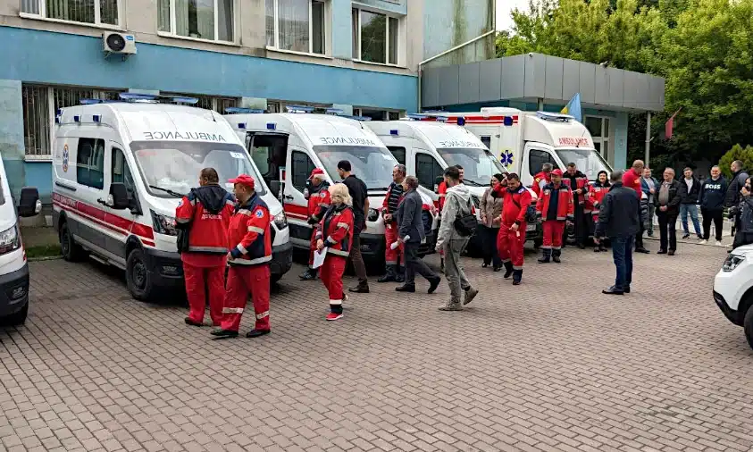 П’ять нових спецавтомобілів отримала екстренка Рівненщини