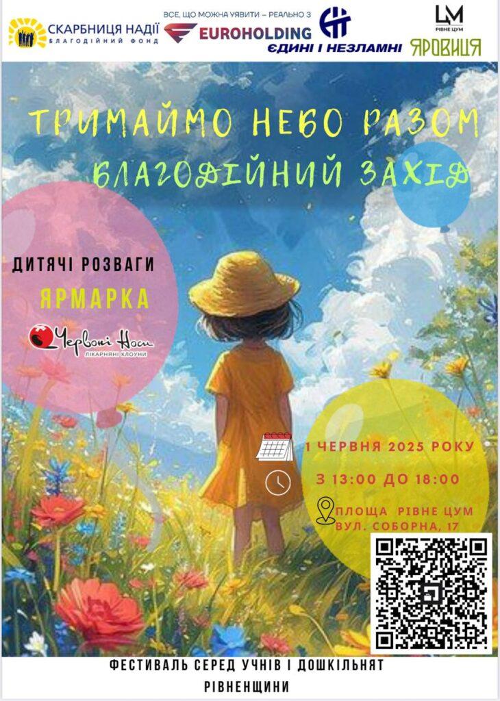 У Рівному проведуть благодійний захід «Тримаймо небо разом» - фото 1