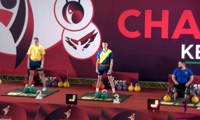 Богдан Левчук із Зарічненщини став чемпіоном світу з гирьового спорту в Італії